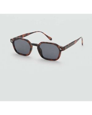 Mango Two-Tone Sunglasses - Brown