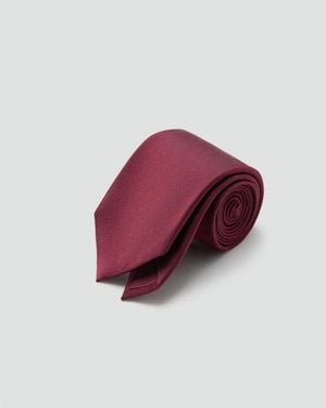 Mango 100% Silk Tie - Red