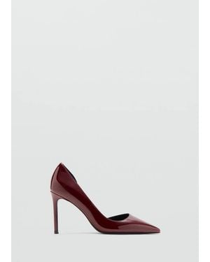 Mango Stiletto Heel Shoe - White