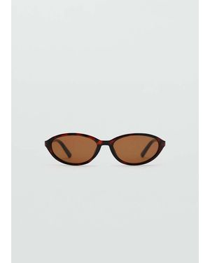 Mango Resin Frame Sunglasses - White