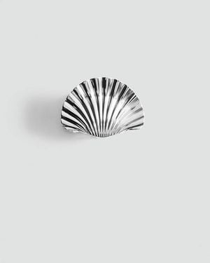 Mango Shell Hair Clip - White