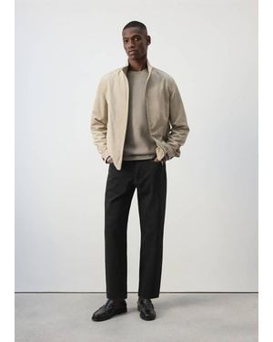Mango Sammy Cropped Carrot Fit Jeans - Multicolour