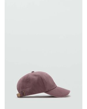 Mango Plain Cotton Cap - Purple