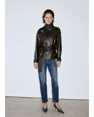 Mango Comfort-Jeans Mit Hohem Bund Newmom - Weiß