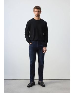 Mango Slim Fit-Jeans Patrick Ultra Soft Touch - Blau
