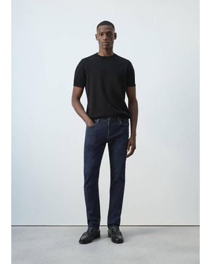 Mango Jeans Jan Slim Fit Blu - Multicolore