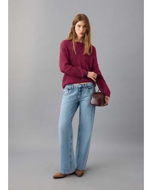 MANGO TEEN Fine-Knit Jumper - Red