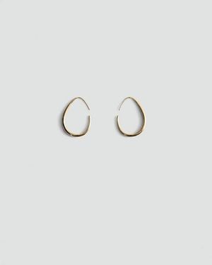 Mango Orecchini Anelli Oro - Blu