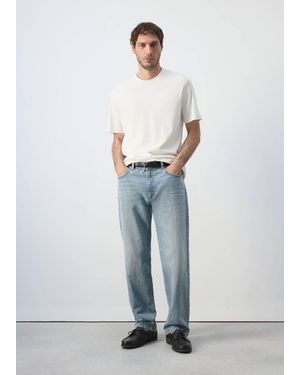 Mango Regular Fit T-Shirt 200Gsm - Grey