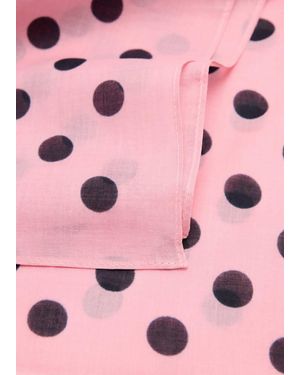 Mango Halstuch Mit Polka Dots - Pink