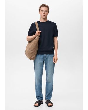 Mango Bob Regular-Fit Jeans - Blue