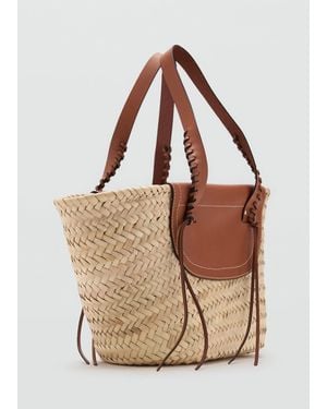 Mango Natural Fibre Basket Bag
