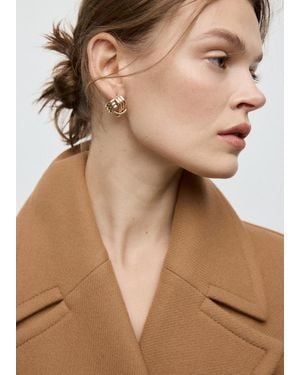 Mango Intertwined Knot Earrings - Natural