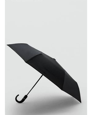 Mango Automatic Folding Umbrella - Black