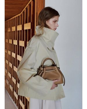 Mango Faux-Leather Bucket Handbag - Multicolour