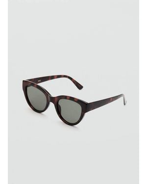 Mango Cat-Eye Sunglasses - Brown