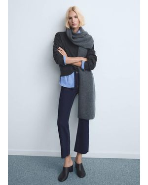 Mango Jeans Sienna Flare Crop Blu