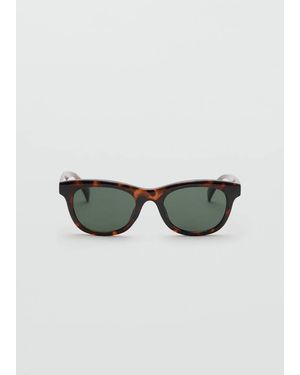 Mango Resin Frame Sunglasses - Brown