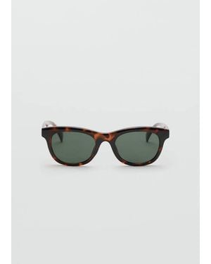 Mango Resin Frame Sunglasses - Brown