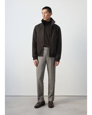 Mango Trousers - Natural