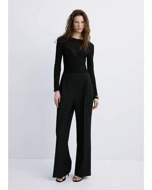 Mango Jumpsuit-Style Coordinated Outfit - Black