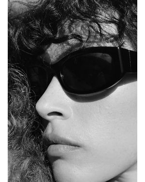 Mango Resin Frame Sunglasses - Black