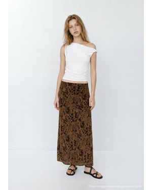 MANGO TEEN Boat-Neck Top - White