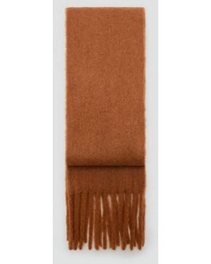 Mango Fringed Edge Scarf - Green