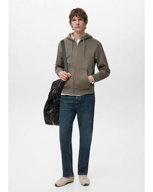Mango Kapuzenjacke - Blau