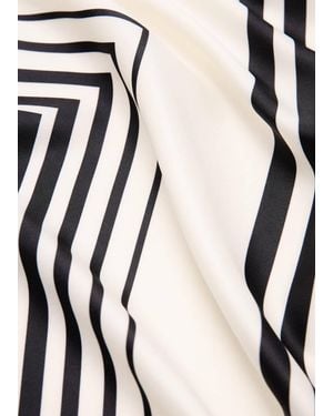 Mango Geometric Printed Foulard - Black
