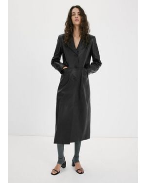 Mango Block-Heel Sandals With Strap - Black