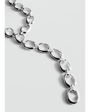 Mango Long Chain Necklace - White