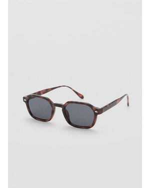 Mango Two-Tone Sunglasses - Brown