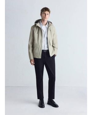 Mango Water-Repellent Thermolite Hooded Jacket - Multicolor