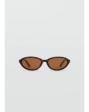 Mango Resin Frame Sunglasses - White