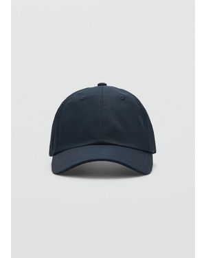 Mango Plain Cotton Cap - Blue