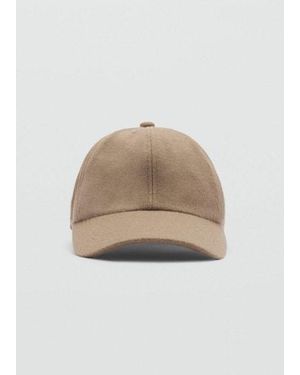 Mango Wool-Blend Cap Medium - Natural