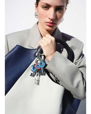 Mango Charms Key Ring - Blue