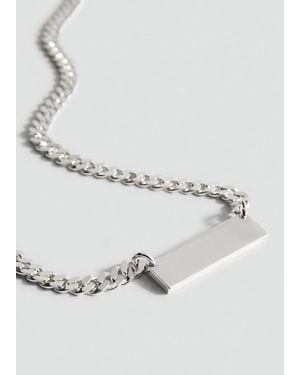 Mango Chain With Metal Links - Gray