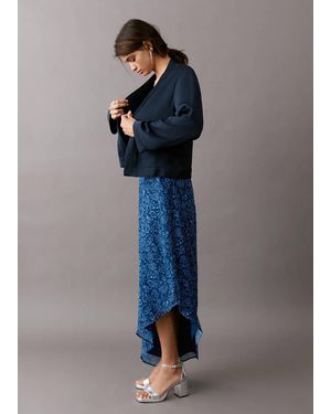 MANGO TEEN Kimono Style Jacket - Blue