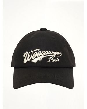 WOOYOUNGMI Baseball Logo Cap - Black