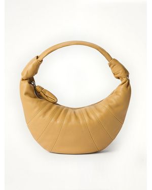 Lemaire Mini Fortune Croissant Goatskin Bag - Metallic