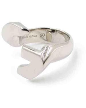 Givenchy G Chain Open Ring - White