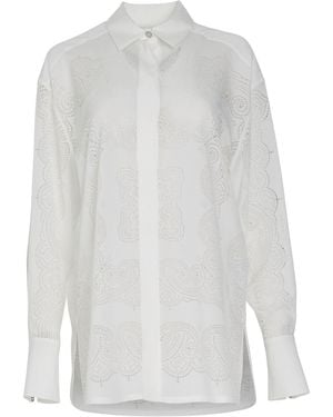 Givenchy Bandana Shirt - White