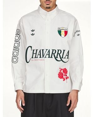 Willy Chavarria Adidas X Chavarria Button Up Shirt - White