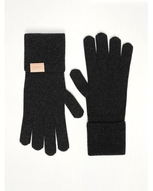 Loewe Cashmere Gloves - Black