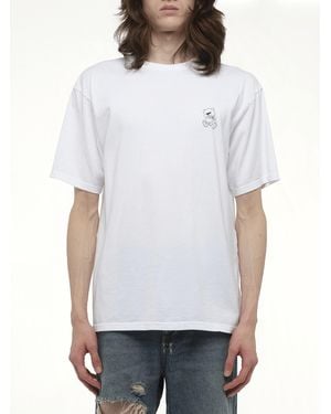 Undercover Small Teddy Bear Printed T-Shirt - White