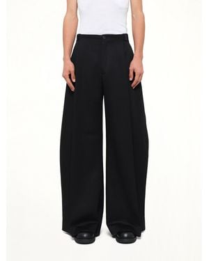 Egonlab Tailoring Wool Wide Pant - Black