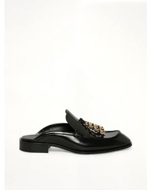 Loewe Edge Loafer Mule - Black