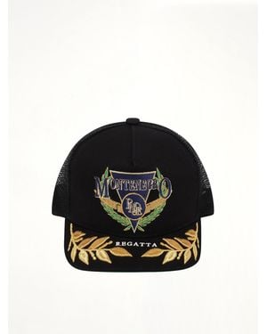 Rhude Montenegro Regatta Trucker Hat - Black